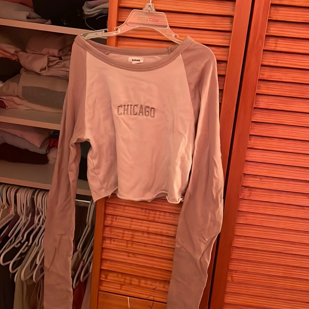 Garage Chicago crop top, size small